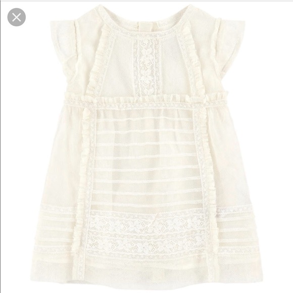 burberry white lace dress